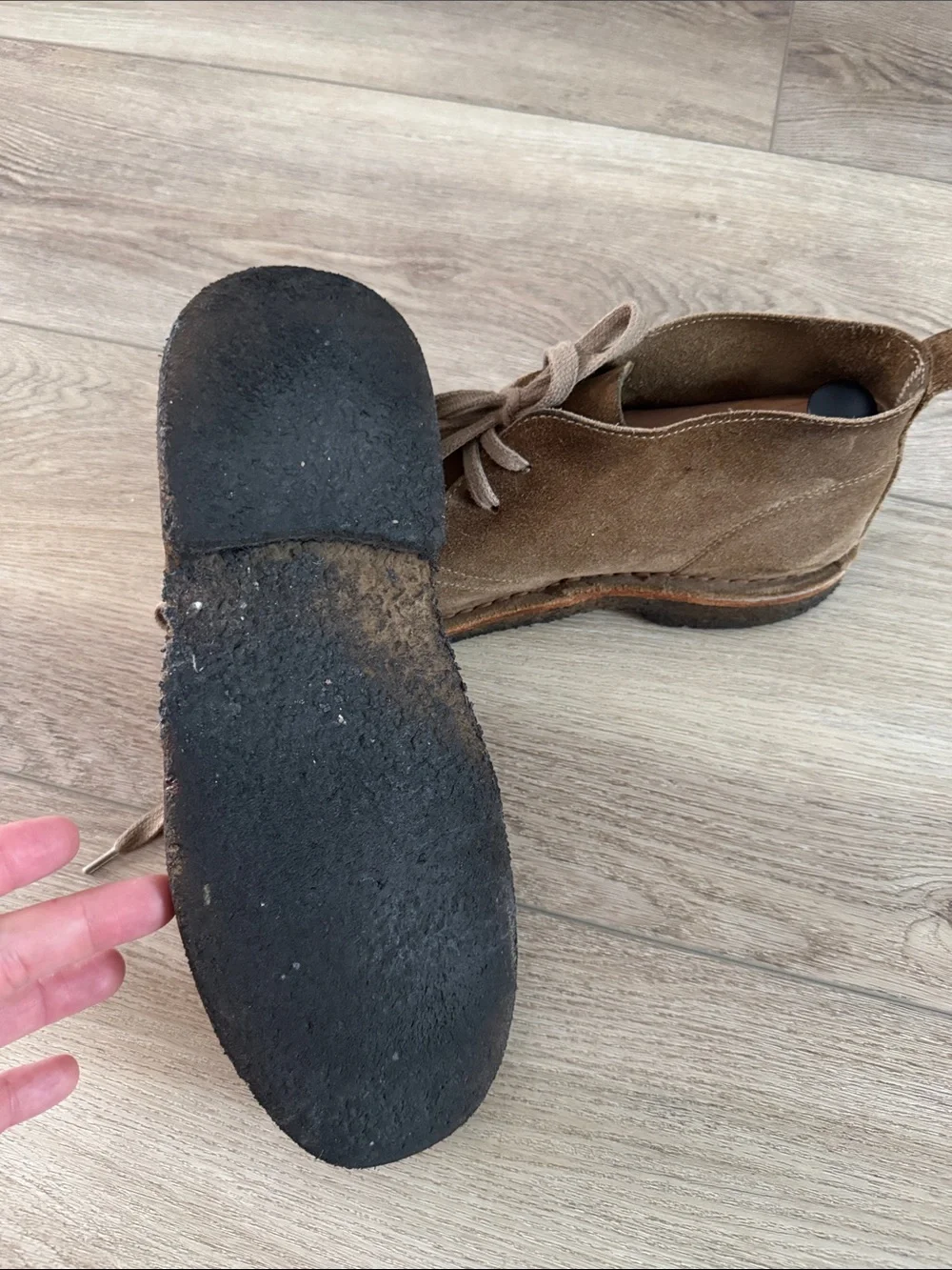 Astroflex chukkas tobacco color